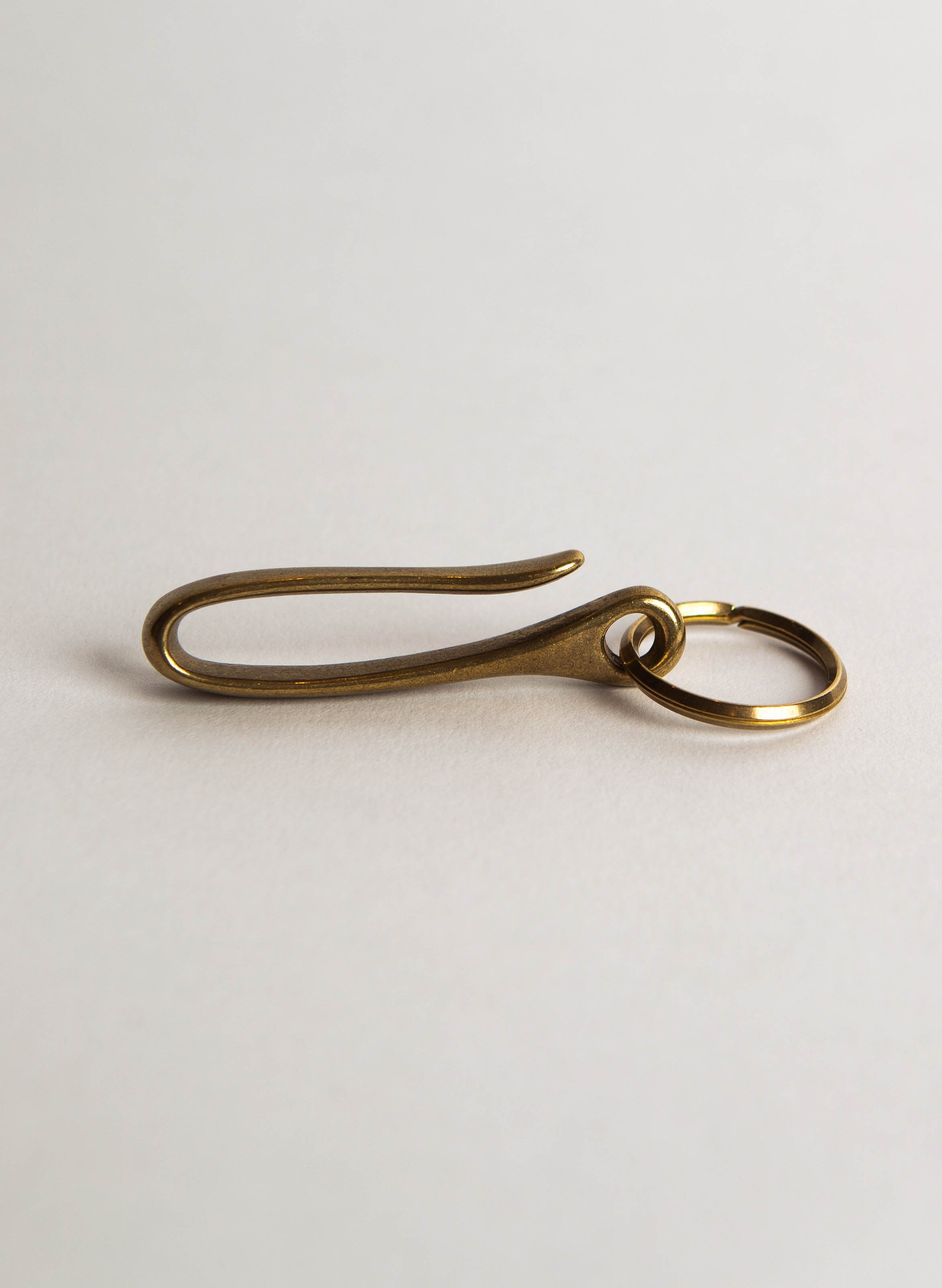 Brass Japanese Hook With U Shackle Clasp Fish Hook Key Chain Clasp