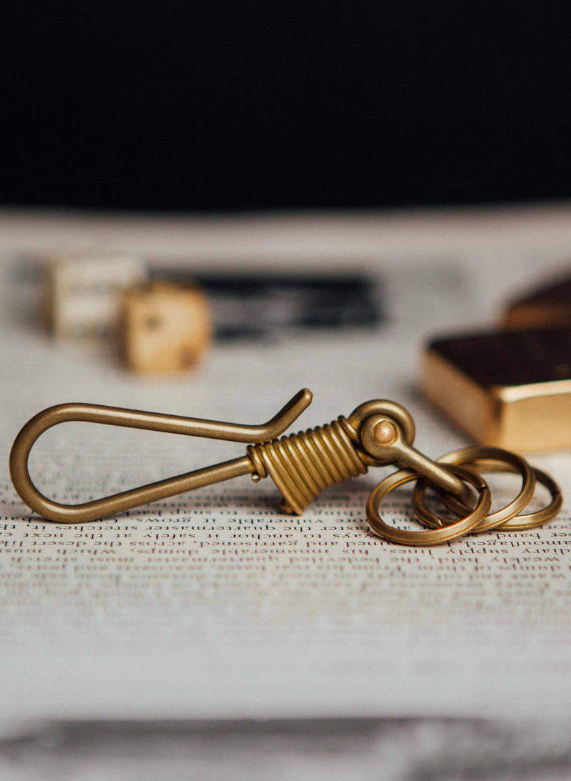 japanese brass multi-key hook