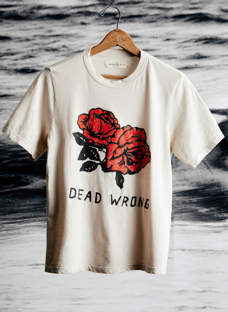 the "dead wrong" tee