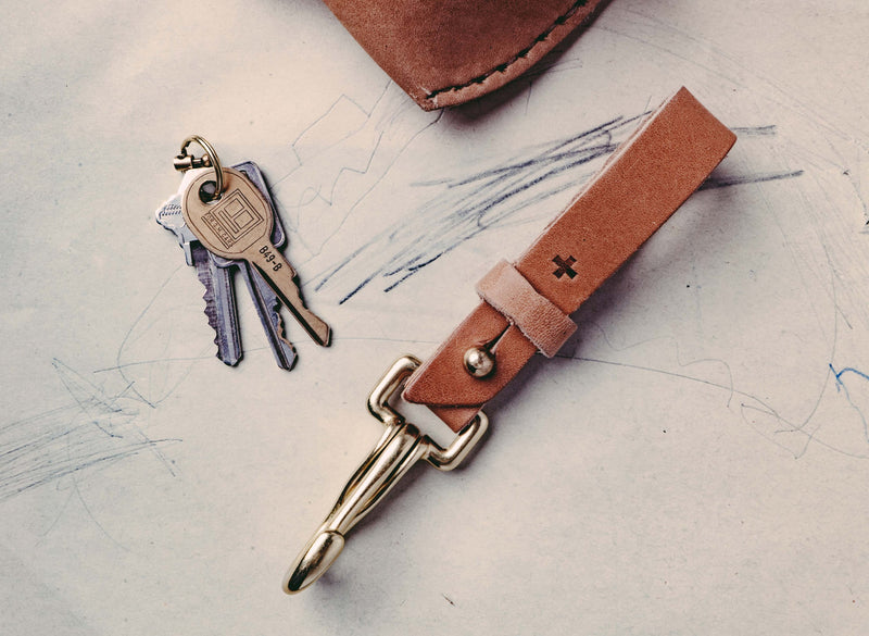 emil erwin x i+w keychain in natural