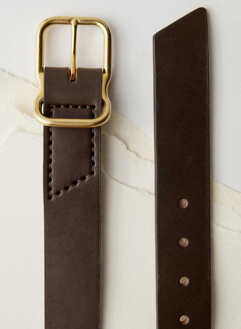 Emil Erwin Signature Belt Dark Brown