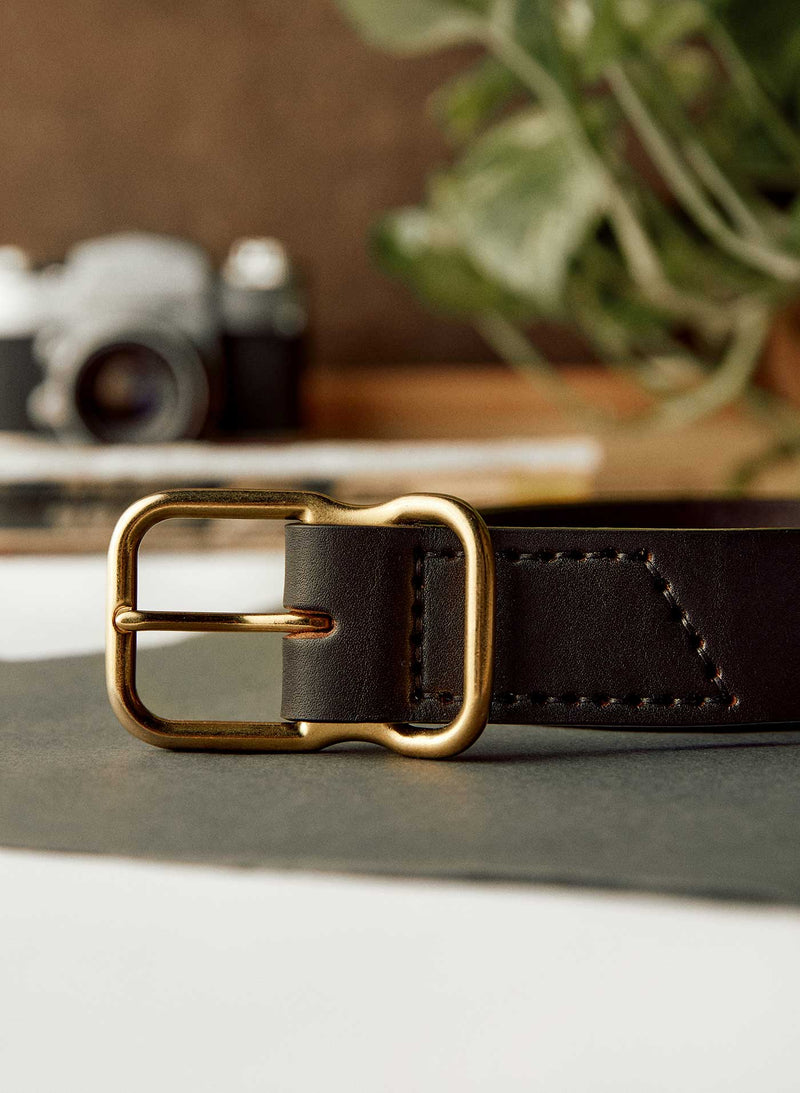 Emil Erwin Signature Belt Dark Brown