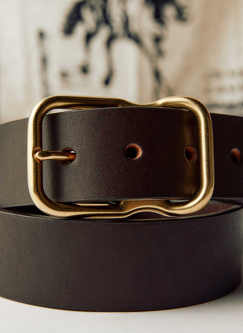 Emil Erwin Signature Belt Dark Brown