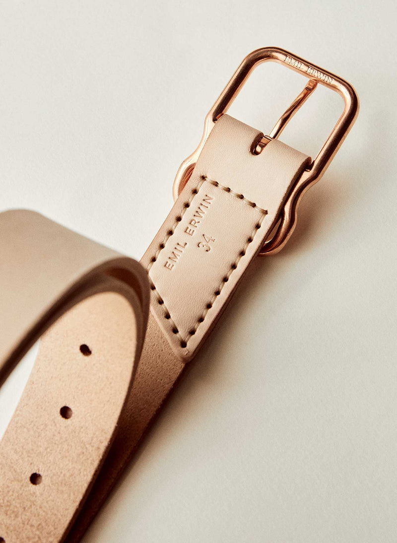 Emil Erwin Signature Belt in Natural