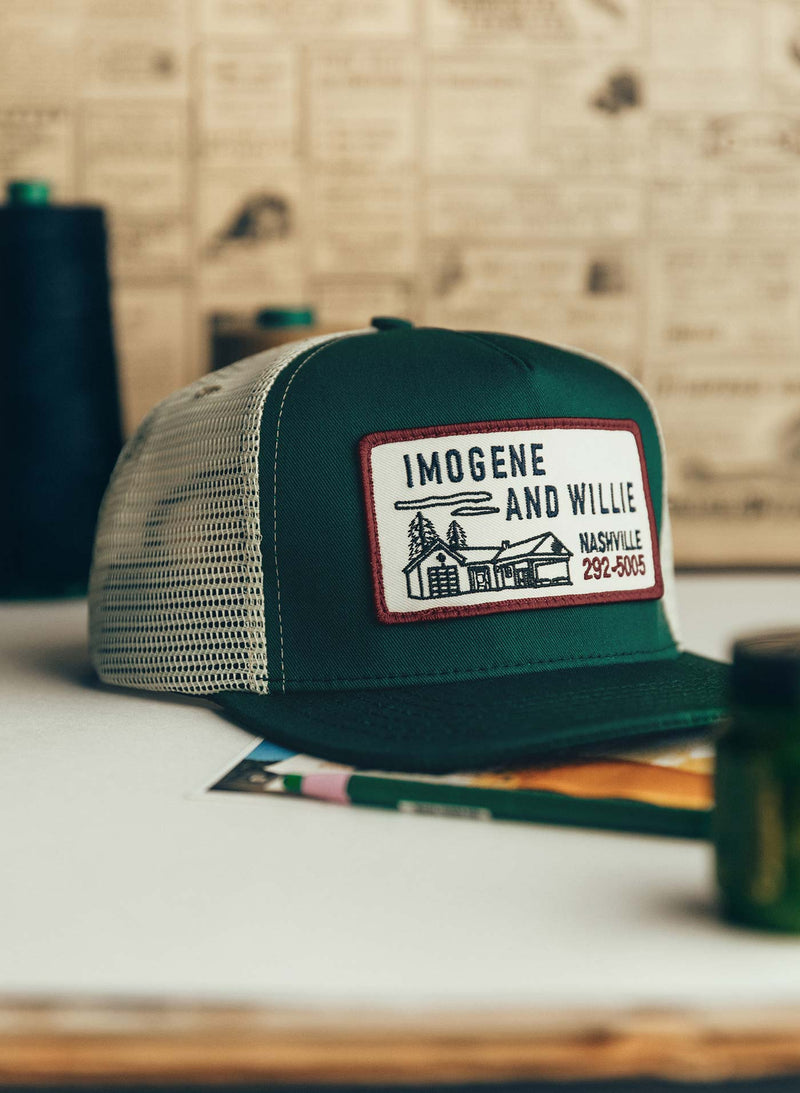 the "service station" trucker in green - Model