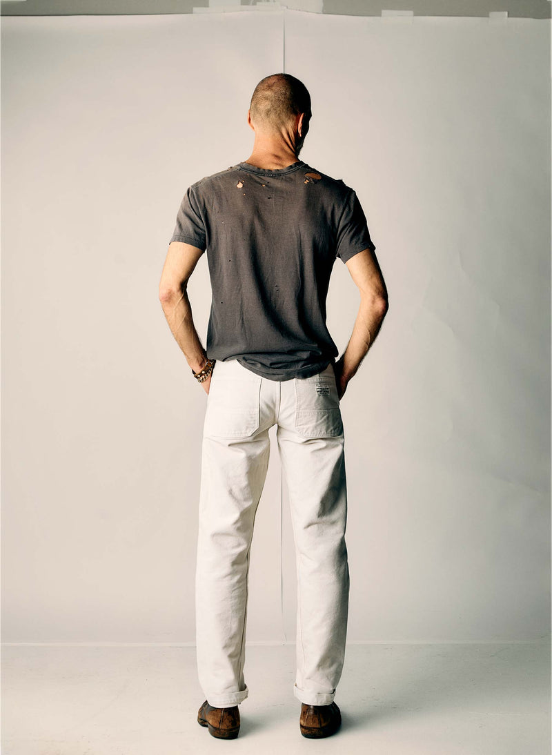 hencye canvas workpant in natural