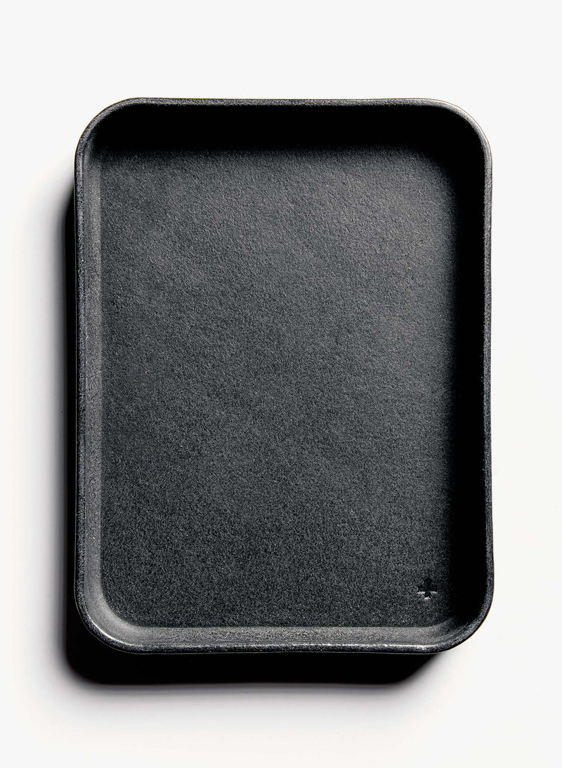 emil erwin black leather tray - Model