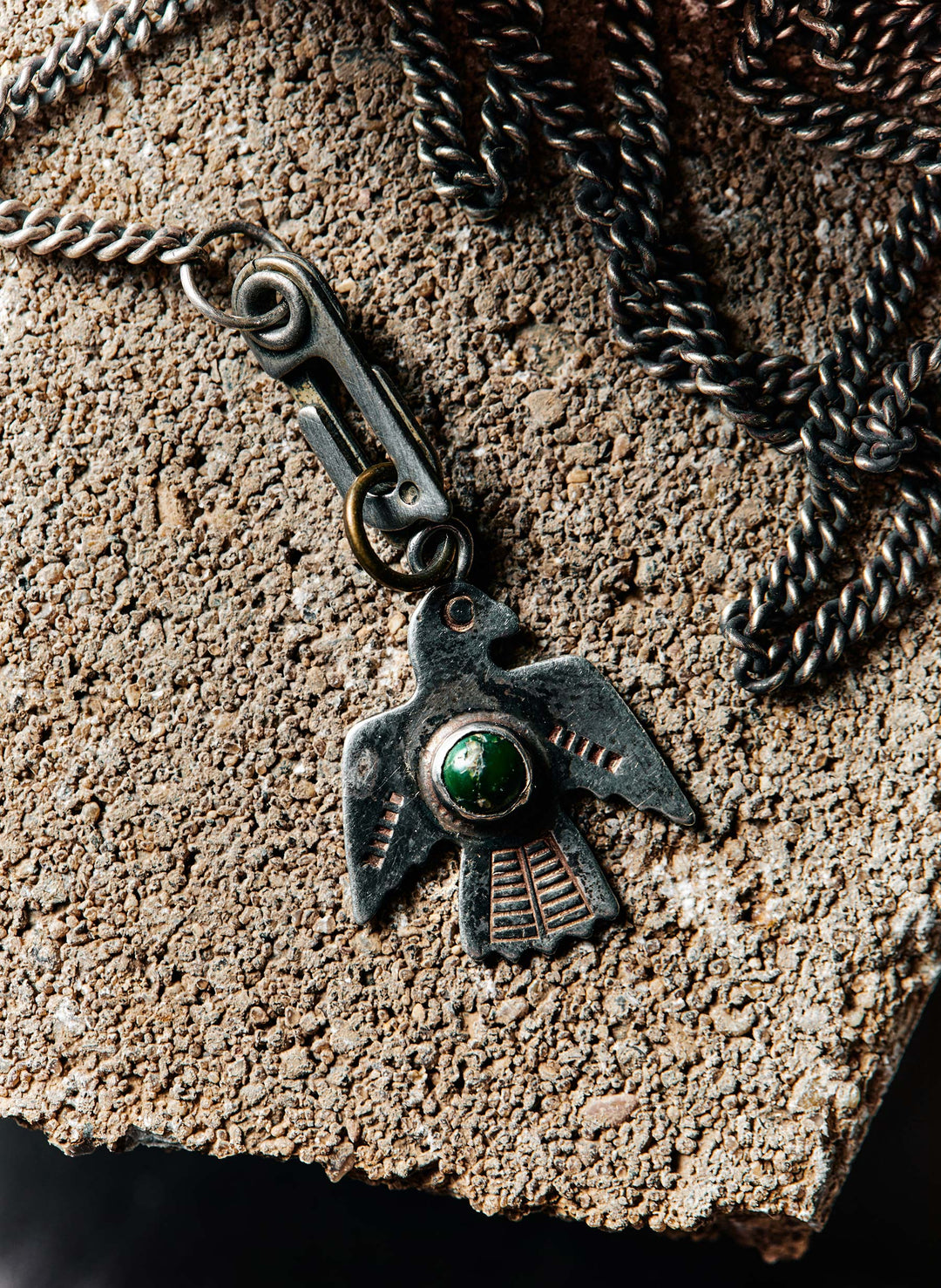 vintage harvey-era thunderbird pendant