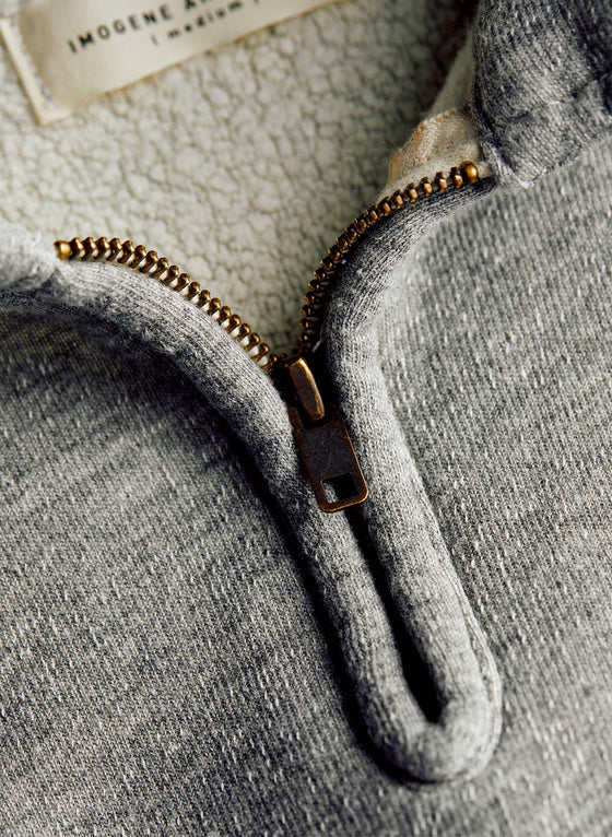 the quarter zip heather pullover – imogene + willie