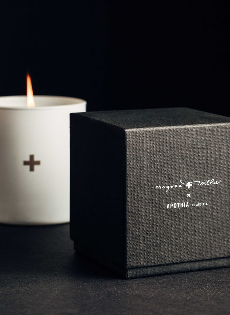 the plus candle no. 2 (white)