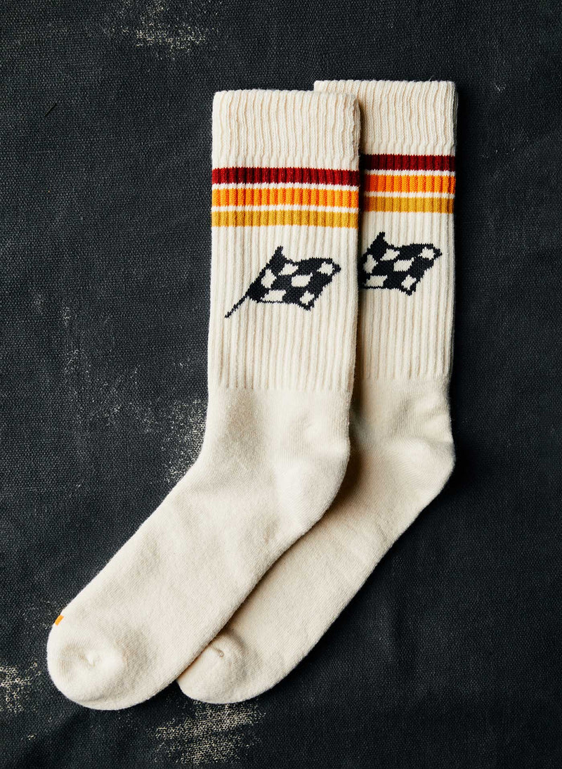 the "speedway" sock