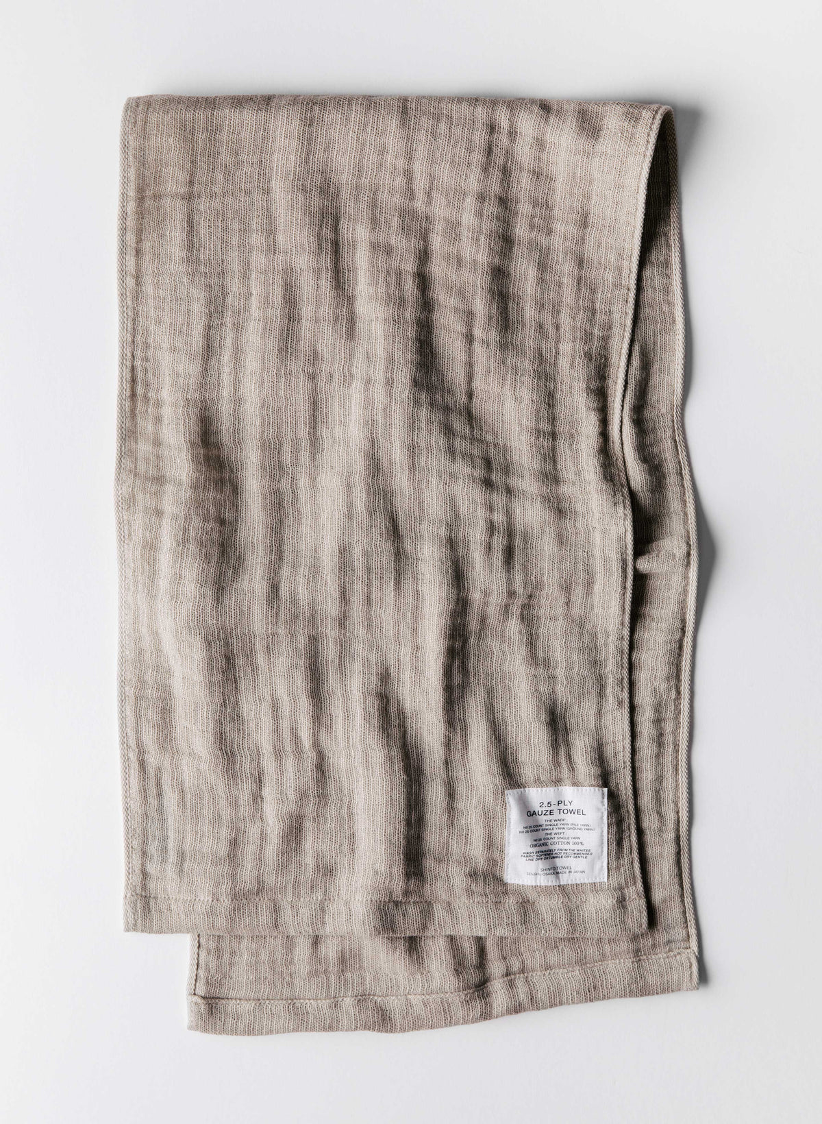 morihata gauze towel in beige