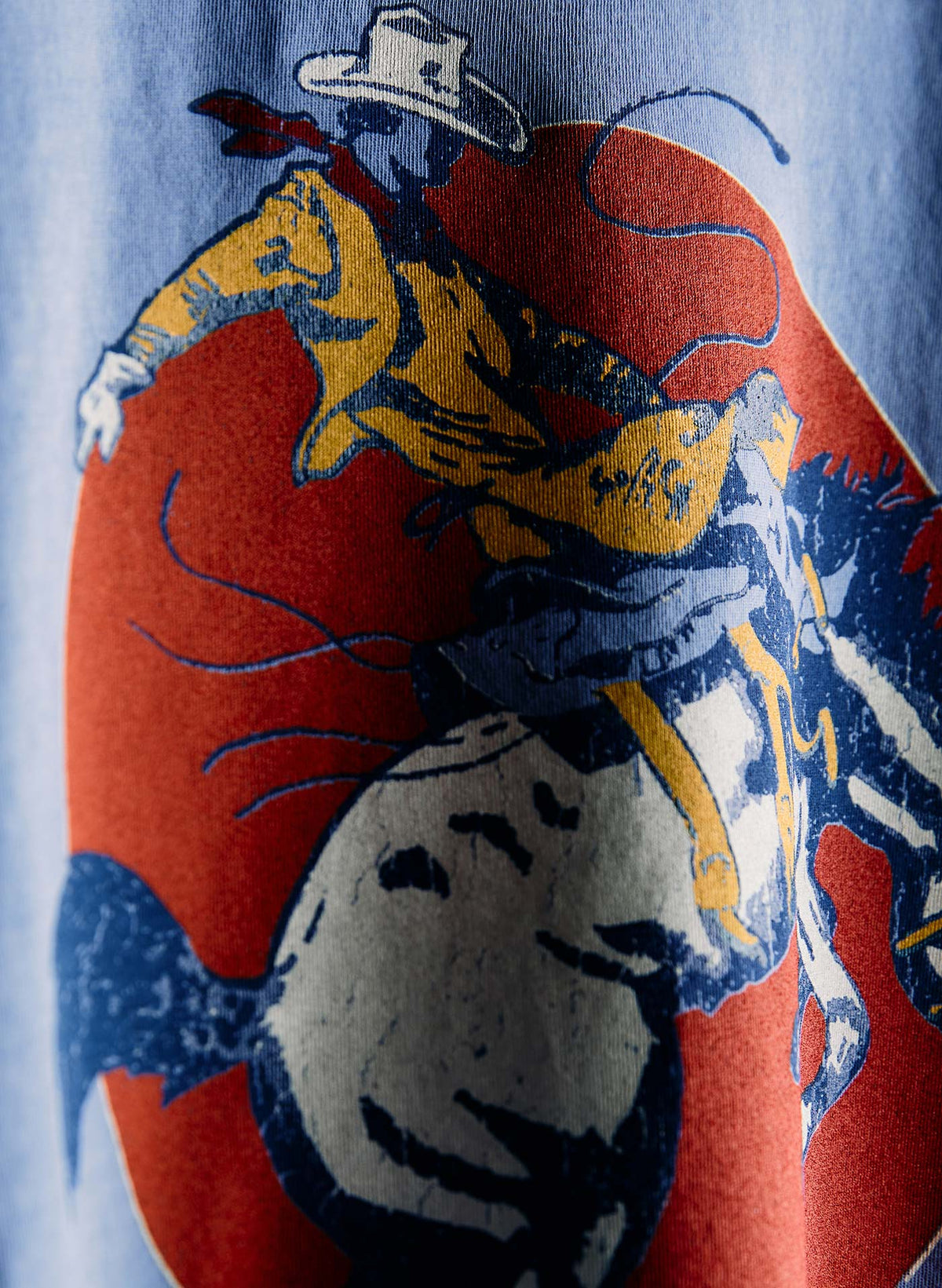 the "next time" tee in blue