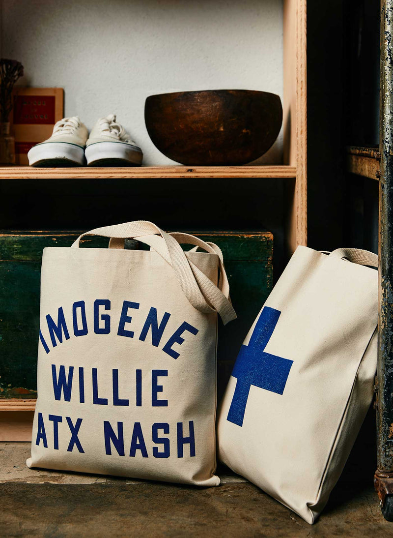 the i+w canvas tote