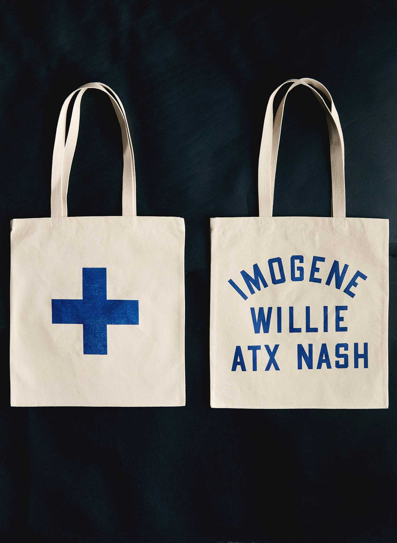 the i+w canvas tote