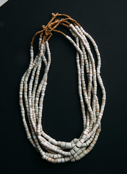 vintage goomba trade bead necklace